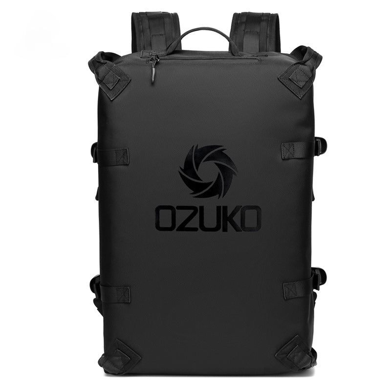 Ozuko 9235 Logo Custom Fashion Backpack 2023 Smart Backpack For Travelling Fitness Mens Business Bag 15.6 Inch Laptop Backpack - OZUKO.CN