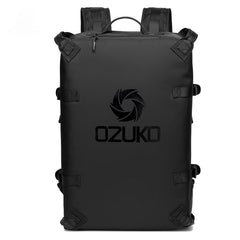 Ozuko 9235 Logo Custom Fashion Backpack 2023 Smart Backpack For Travelling Fitness Mens Business Bag 15.6 Inch Laptop Backpack - OZUKO.CN