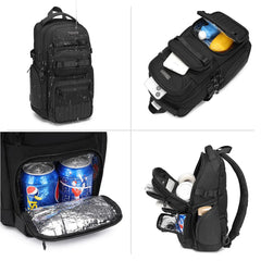 OZUKO 9807 Men's Casual Fashion Crossbody Shoulder Bag Business Sport Riding Small Backpack Polyester Material Zipper Portable