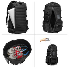 For 9573 Basketball Road Trip Backpack Zipper Hasp Closure Ball Storage Compartment Large Capacity Sport Waterproof Fit