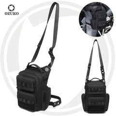 Ozuko 9817 Drop Leg Bag With Removable Leg Straps, Multifunctional Pouch for Cycling Hiking Camping Fishing Travel Outdoor