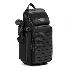 OZUKO 9680 Waterproof Single Shoulder Bag For Men Daily Fashion Crossbody Can Fit Camera Tripod Portable Street Style Chest Bag