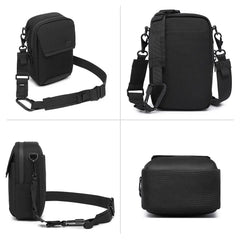 OZUKO 9732 Men's Waterproof Travel Sling Bag - Durable Polyester Chest Hip Bag for Hiking