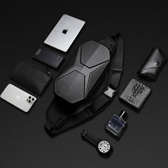 Ozuko 9500 New Arrival OEM Custom Sling Bag Waterproof Fitness Man Mini Cellphone Crossbody Sport Running Waist Bags Fanny Pack - OZUKO.CN