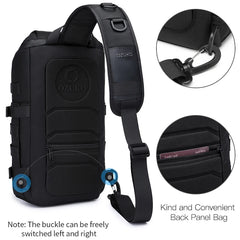 OZUKO 9738 New Arrival Lightweight Fashion Chest Bag Waterproof Crossbody Bag Men Custom Logo Outdoor Sling Bag - OZUKO.CN