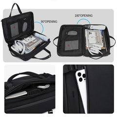 Ozuko 9749 Mens Luxury Bag Laptop Business Waterproof Backpack Office Mochilas Multifunction Breif-Case Rucksack - OZUKO.CN