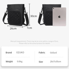 For 9783 Men's Summer Outdoor Large Shoulder Bag Fashionable Waterproof Polyester Crossbody EVA Sling Custom Print