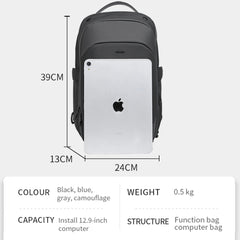 Ozuko 9731 Waterproof Anti-Theft Crossbody Shoulder Bag Lightweight 15L One Strap Motorcycle Bag Hiking Walking Biking Travel