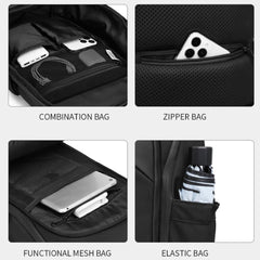 Ozuko 9731 Waterproof Anti-Theft Crossbody Shoulder Bag Lightweight 15L One Strap Motorcycle Bag Hiking Walking Biking Travel