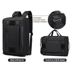 Ozuko 9749 Mens Luxury Bag Laptop Business Waterproof Backpack Office Mochilas Multifunction Breif-Case Rucksack - OZUKO.CN