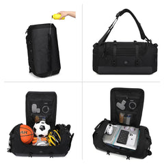 Ozuko 9747 Lightweight Travel Duffle Bag Large Capacity Gym Cossfit Bag for Men Sports Trip Hiking Outdoor