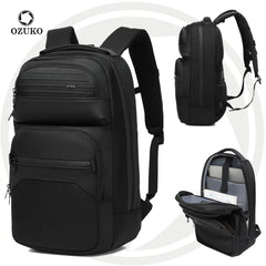 Ozuko 9849 New Casual Computer Men Laptop Backpack Travel Waterproof Business Backpack Bag Custom Men Bag Manufacturer