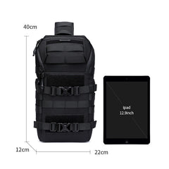 OZUKO 9738 New Arrival Lightweight Fashion Chest Bag Waterproof Crossbody Bag Men Custom Logo Outdoor Sling Bag - OZUKO.CN