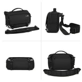 OZUKO 9897 Sports Waist Pack for Men Lightweight Waterproof Fanny Pack Sling Bag for Hiking Cycling Running