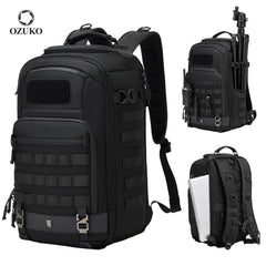 OZUKO 9902 25L Tactical Backpack Waterproof Anti-Theft Lightweight Molle System Outdoor Velcro Patch Durable Zippers Backpack