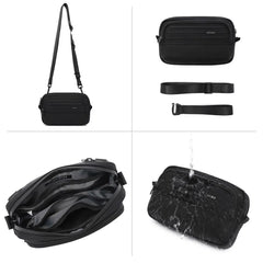 OZUKO 9798 Mens Lightweight Messenger Bag Waterproof Crossbody Bags for Work Men Satchel Business High Quality Zipper Handbag