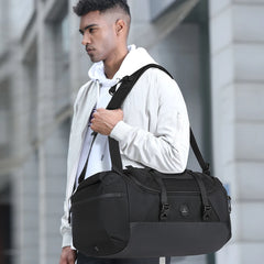 Ozuko 9747 Lightweight Travel Duffle Bag Large Capacity Gym Cossfit Bag for Men Sports Trip Hiking Outdoor
