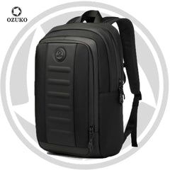 For 9695 Anti-Theft Fashion Business Laptop Waterproof Backpack with Large Capacity for Unisex Use