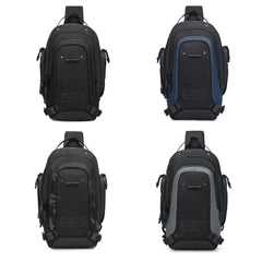 OZUKO 9740 Large Capacity Fashion Waterproof Chest Bag Men Custom LOGO Travel Crossbody Bag Outdoor Shoulder Sling Bag