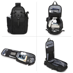 OZUKO 9844 Fashion Outdoor Adventure Sling Bag Daily Pack Durable Waterproof Chest Bag for Hiking & Travel