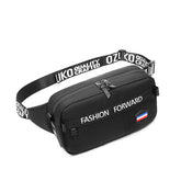 Ozuko 9254 2023 New Sports Running Waist Bag Men Cycling Waterproof Mini Crossbody Bag Outdoor Phone Anti-Theft Custom Sling Bag