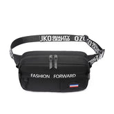 Ozuko 9254 2023 New Sports Running Waist Bag Men Cycling Waterproof Mini Crossbody Bag Outdoor Phone Anti-Theft Custom Sling Bag
