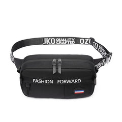 Ozuko 9254 2023 New Sports Running Waist Bag Men Cycling Waterproof Mini Crossbody Bag Outdoor Phone Anti-Theft Custom Sling Bag
