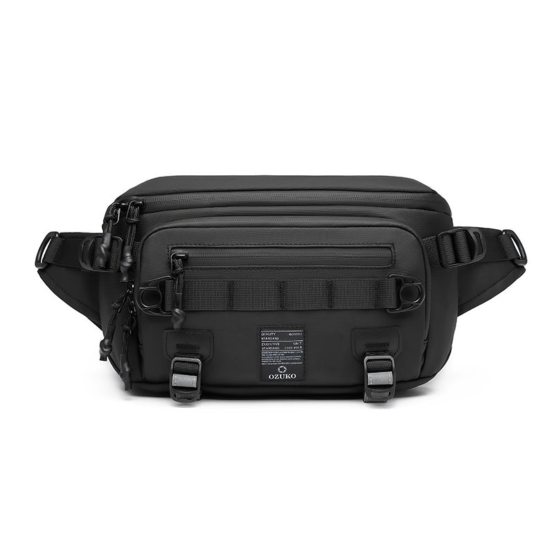 OZUKO 9655 New Style Wholesale Fashion Waist Bag Lightweight Dailyused Fanny Pack Bum Waist Bag For Men Sport Cycling Chest Bag - OZUKO.CN