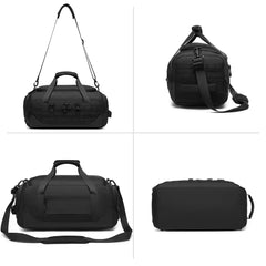 OZUKO 9880 Men's Fashion Sports Shoulder Bag High Quality Travel Bag for Men Weekender Handbag Made of Polyester