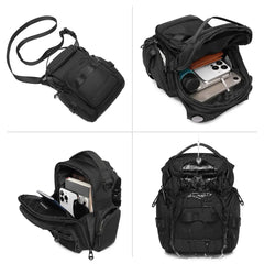 Ozuko 9818 Mens Outdoor Sporting Hiking Waist Hip Pack Messenger Shoulder Drop Leg Thigh Bag Pouches for Men Women