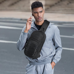 Ozuko 9577 Sport Designer Side Bag Tactical Crossbody Waist Sling Bag for Men Travel Custom Waterproof Mens Chest Bag