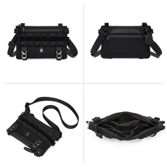 For 9898 Fashion Waterproof Crossbody Bag Men-Luxury High Quality Sling Pack MOLLE System Lightweight Travel Messenger Bag 2L