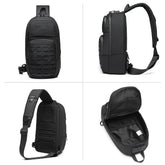 Ozuko 9577 Sport Designer Side Bag Tactical Crossbody Waist Sling Bag for Men Travel Custom Waterproof Mens Chest Bag