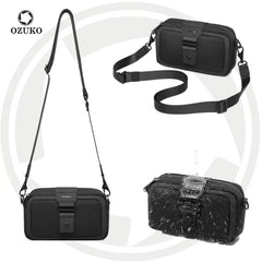 OZUKO 9829 Lightweight Fashion Sling Bag for Man Portable Waterproof Designer Chest Bag High Quality Small Crossbody