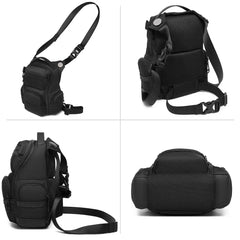 OZUKO 9816 Waist Bag for Men Women Tactical Motorcycle Bike Cycling Multi-Pocket Fanny Pouch Travel Hiking Thigh Bag Leg Bag