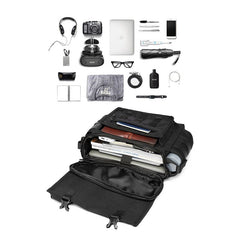 OZUKO 9445 Fashion Men Messenger Bags Hot Sale Multifunction Shoulder Bag Outdoor Travel Waterproof Crossbody Bag Male Handbags - OZUKO.CN