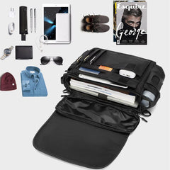 OZUKO Crossbody Bag Men Shoulder Bag High Quality Large Messenger Bags Male Water Resistant Handbag Outdoor Short Trip Fashion - OZUKO.CN