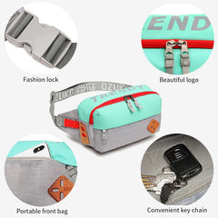 Ozuko 9244 2023 Torebka Biodrowa Fanny Pack For Boys Fanny Pack Waist Bag Women Ladies Belt Bag For Women - OZUKO.CN