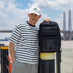 OZUKO 9601 Travel Backpack Men 15.6 Inches Laptop Backpack with USB Charging Port Waterproof Hiking Fitness School Backpack - OZUKO.CN