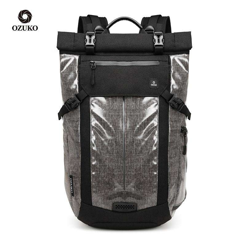 Ozuko 2020 Business Laptop Travel School Bag Men College Students Anti Theft Reflective Backpack - OZUKO.CN