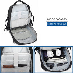 Ozuko 9082 Wholesale Anti Theft Type Custom Fashion EVA Hard Shell Usb Charger Business Waterproof Men Laptop Backpack - OZUKO.CN