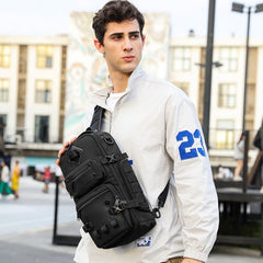 Ozuko 9585 Sales New Designer Crossbody Customized Waterproof Anti Theft Sling Bag For Men Fashion Camera Storage Bag For Tripod - OZUKO.CN