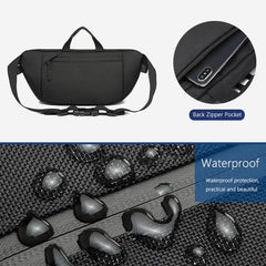 2020 New Men Chest Bags Fanny Pack Waterproof Sport Hiking Bum Mens Pouch Fitness Black Tactical Waist Bag - OZUKO.CN