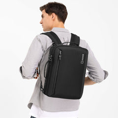 Ozuko 9490 Usb Sublimation Waterproof Backpack Capacity Easy Carry Laptop Bag Computer 15.6 Business Laptop Briefcase Men - OZUKO.CN