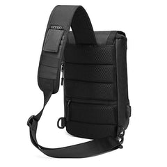 Ozuko New 2022 Usb Waterproof Sports Shoulder Bags Crossbody Sling Sport Chest Bag Men - OZUKO.CN