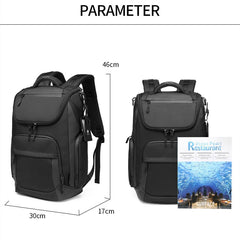 Ozuko D9409 Wholesale Fashion USB Men Back Pack Custom Branded Hiking Backpacks 2023 Notebook Bags Laptop Backpack Anti Shock - OZUKO.CN