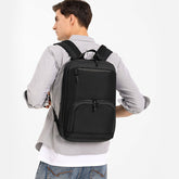 Ozuko 9474 New Promotional Men Business Backpack 15.6 Inch Men Usb Laptop Bag Custom Waterproof Fashion Smart Backpack With Lock - OZUKO.CN