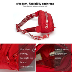 OZUKO Wholesale Promotion Polyester Sports Running Waterproof Waist Bag Sling Crossbody Bags Custom Fanny Pack - OZUKO.CN