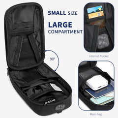 Ozuko 9442 New Wholesale EVA Hard Shell Crossbody Messenger Bag Custom Shoulder Purse Men Single Shoulder Bag Pouch - OZUKO.CN