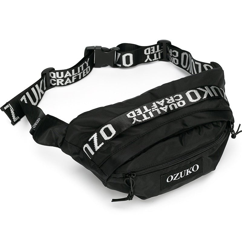 OZUKO Wholesale Promotion Polyester Sports Running Waterproof Waist Bag Sling Crossbody Bags Custom Fanny Pack - OZUKO.CN